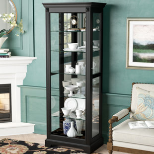 Go to store & view more images Darby Home Co Napier Lighted Curio Cabinet