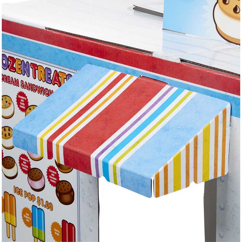 melissa and doug food truck indoor playhouse