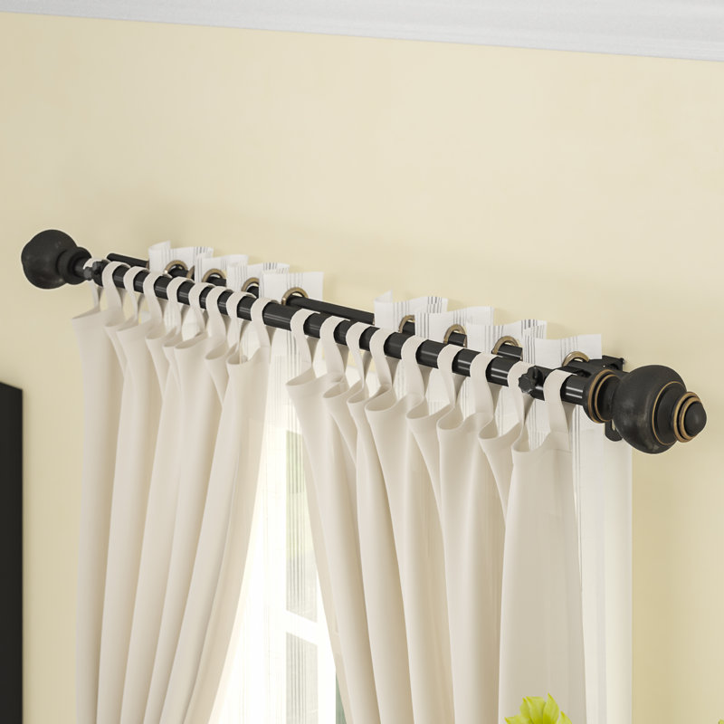 Andover Mills Ezio Double Drapery Rod And Hardware Set Reviews
