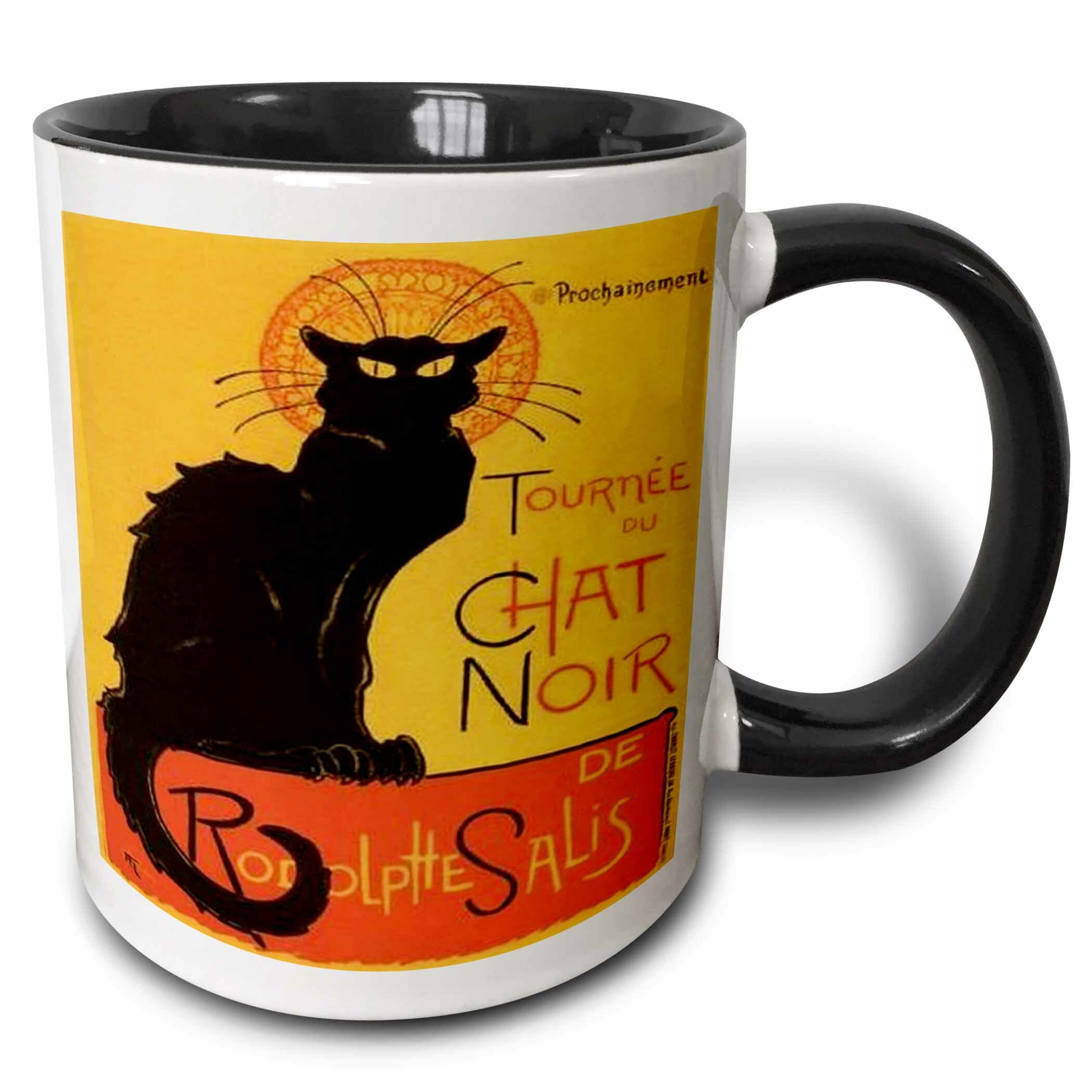 East Urban Home Cats Le Chat Noir Coffee Mug Wayfair