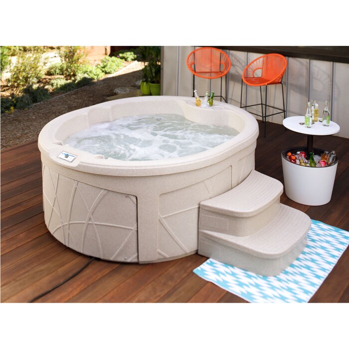 Rock Solid Luna 4 Person 13 Jet Plug And Play Hot Tub