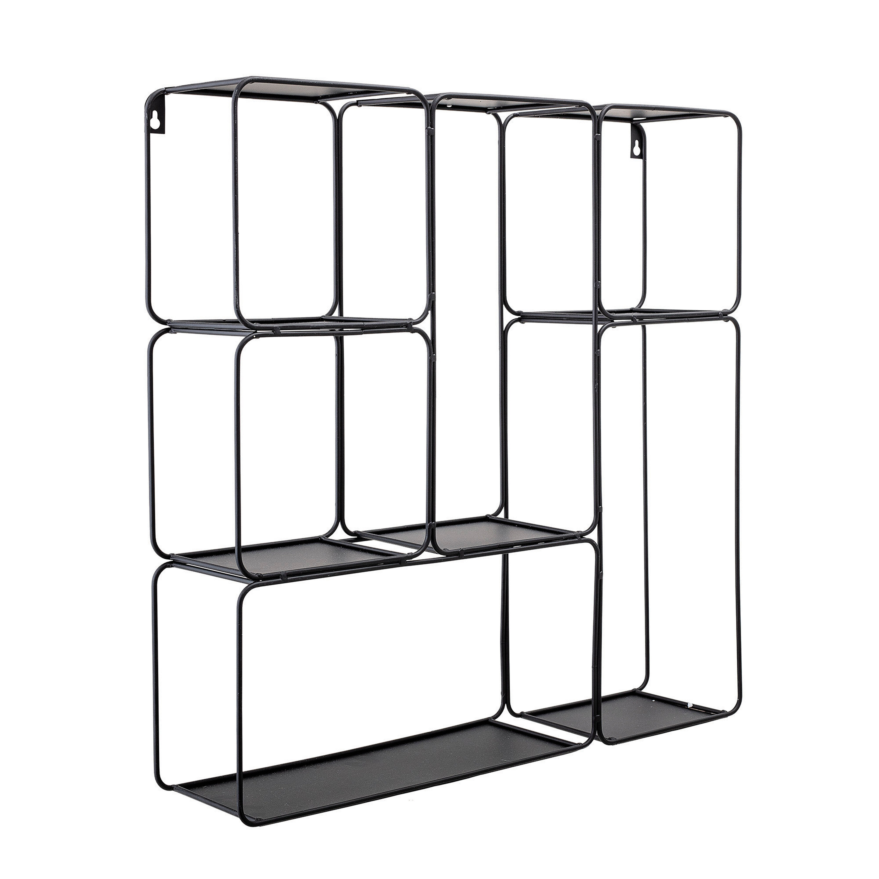 metal wall shelf unit