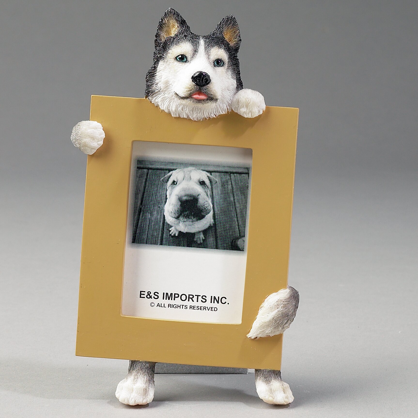 Siberian Husky Picture Frame Animal Theme Gifts