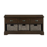 Drawer Equipped Storage Benches You Ll Love In 2020 Wayfair