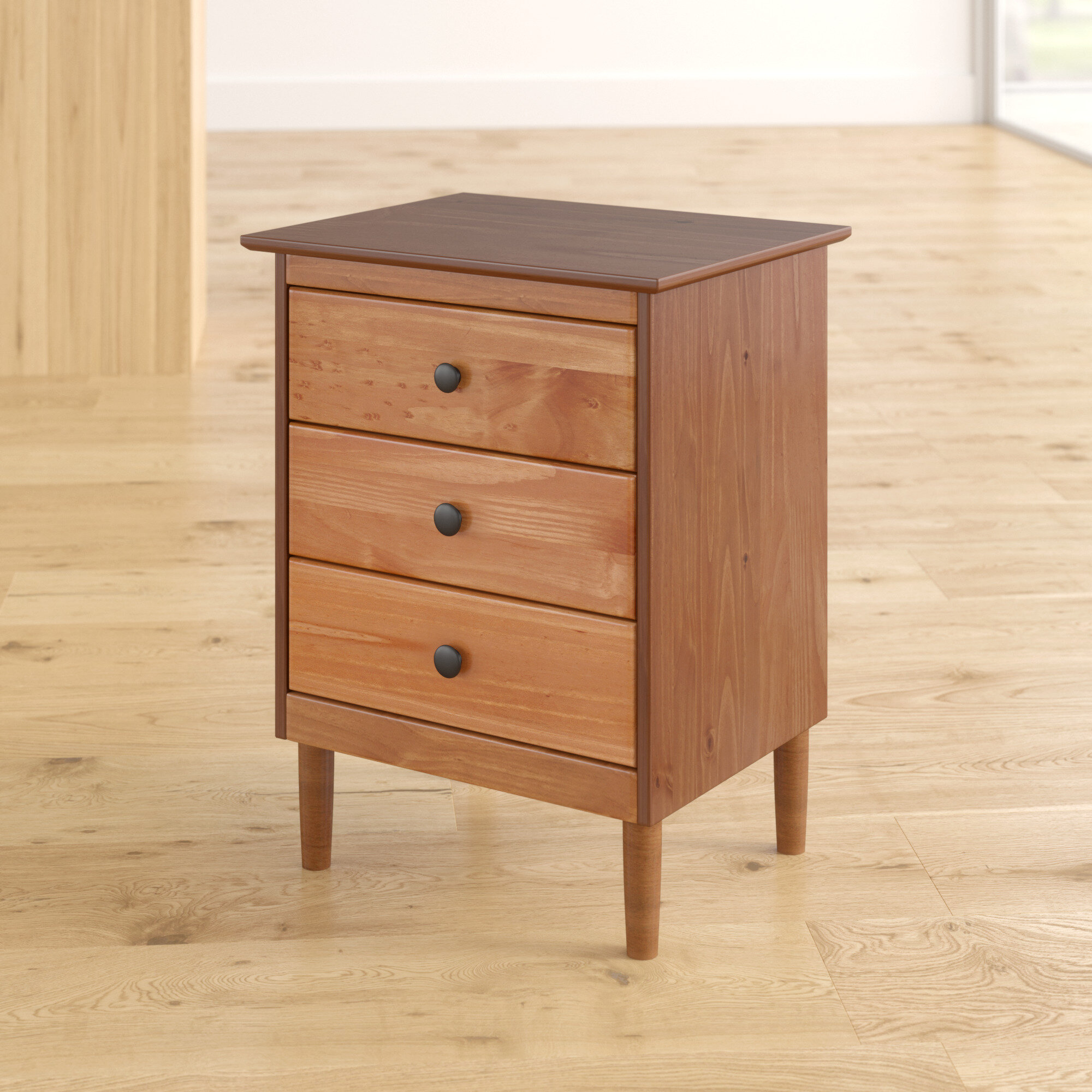 Mercury Row Labriola 3 Drawer Nightstand Reviews Wayfair Ca