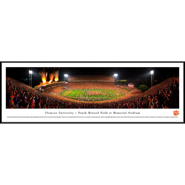 Ncaa Clemson University Celebration By James Blakeway Framed Photographic Print