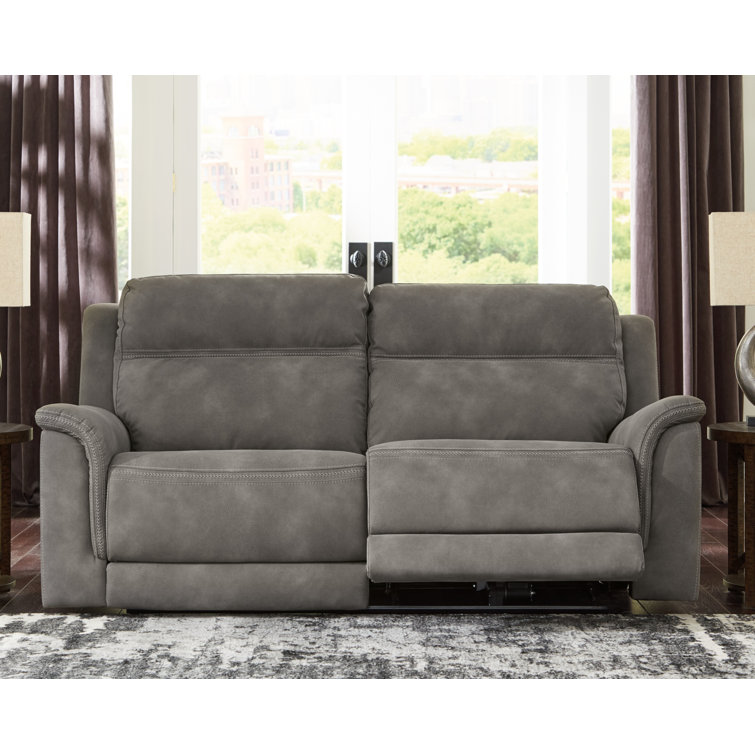 Latitude Run® Gordils 83'' Faux Leather Pillow Top Arm Reclining Sofa