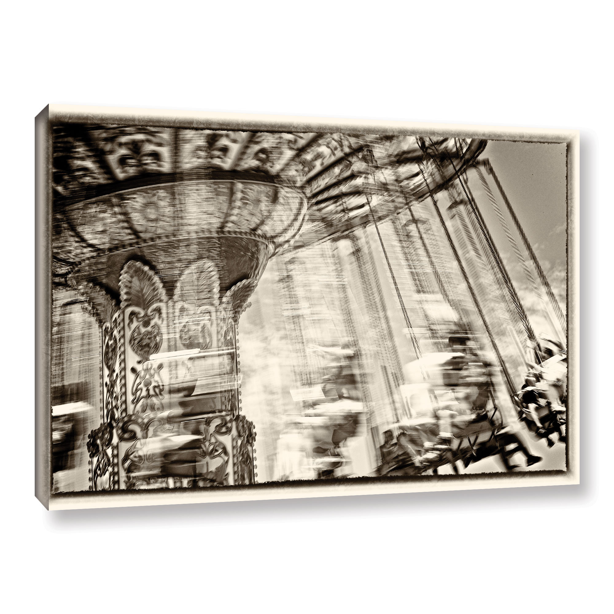Latitude Run Dizzy Photographic Print On Wrapped Canvas Wayfair