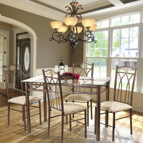 hazelwood home 5 piece dinette set & reviews | wayfair hazelwood home 5 piece dinette set & reviews | wayfair