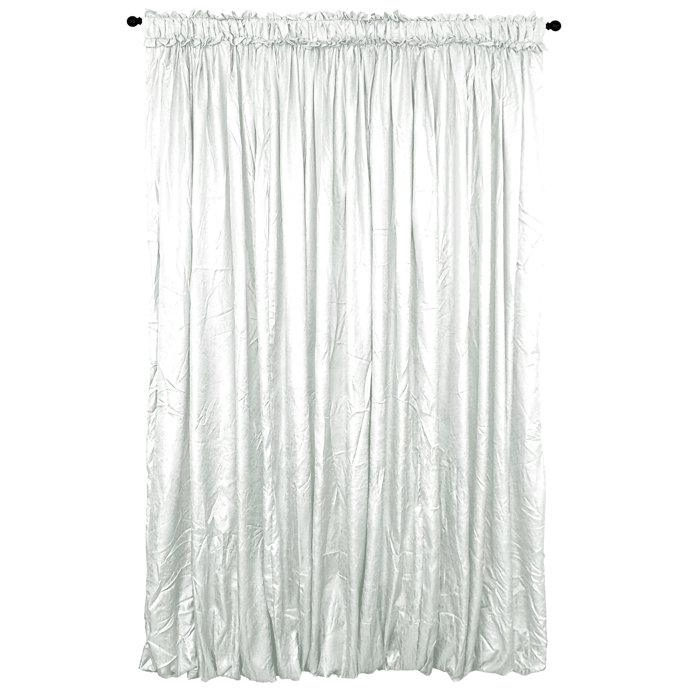 House Of Hampton Simons Drapery Solid Semi Sheer Single Curtain