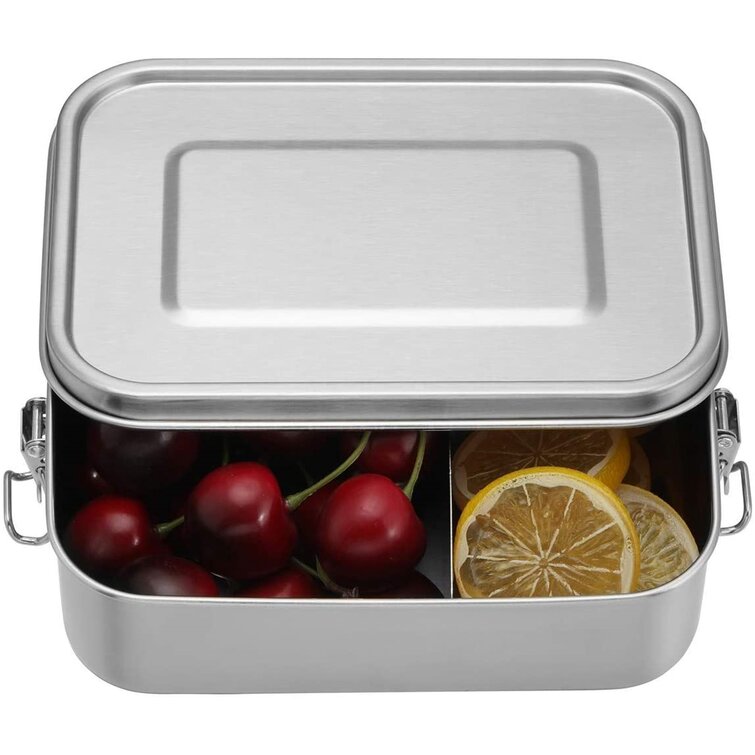 School Office Sandwich Food Container for Kids Adults Lunch Box Stainless Steel