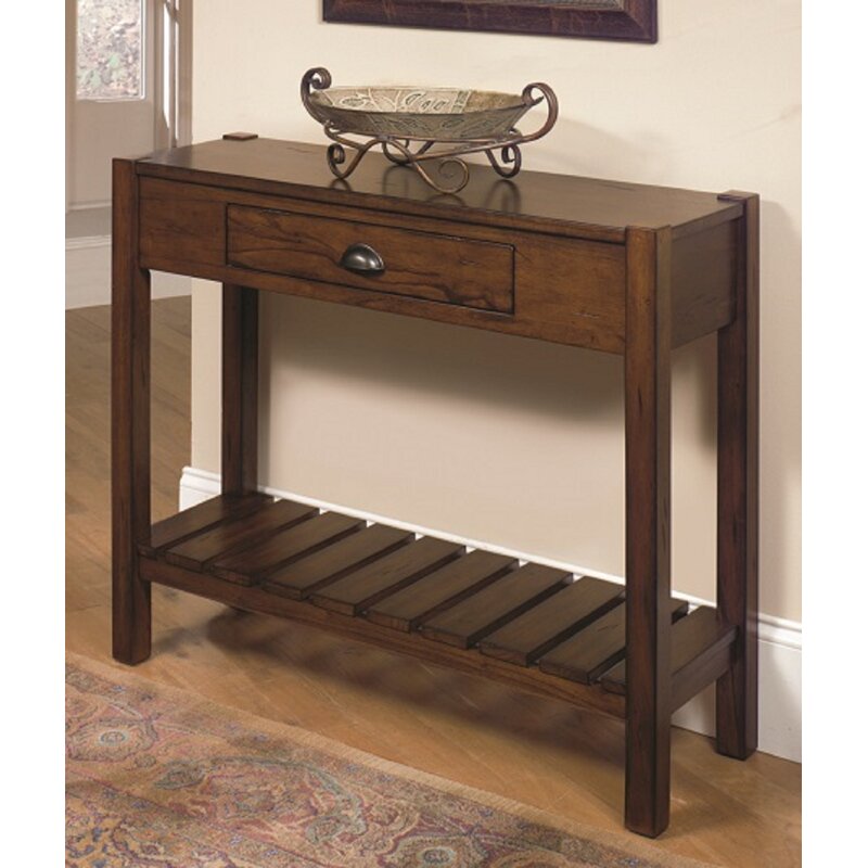 Three Posts Bellingham Solid Wood Console Table 