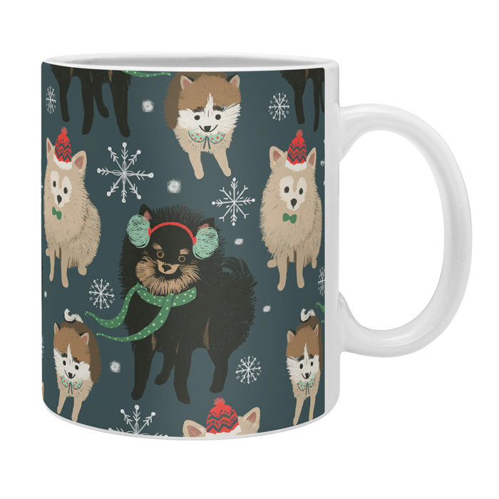 pomeranian coffee mug