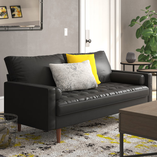 Light Brown Faux Leather Sofa Wayfair