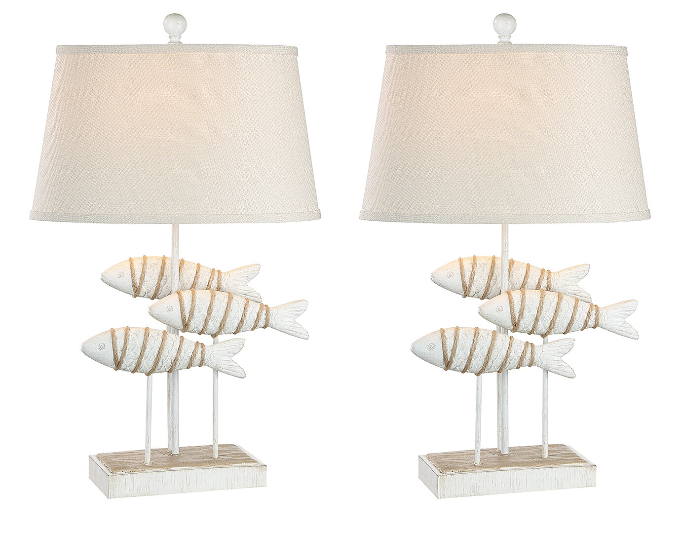 Breakwater Bay Resendez Fish Coastal 29 Table Lamp Set Wayfair