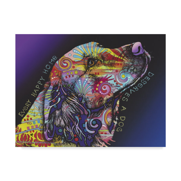 East Urban Home Every Happy Home Acrylic Painting Print On