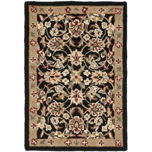 Brayton Black/Ivory Area Rug