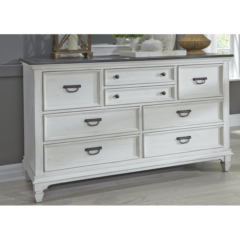 Coastal Farmhouse Gerth 8 Drawer Double Dresser Reviews Wayfair Coastal Farmhouse Gerth 8 Drawer Double