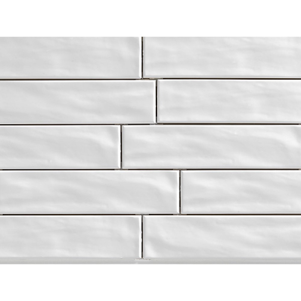 Travistilesales Organic Brick 3 X 12 Porcelain Subway Tile In Ice Reviews Wayfair