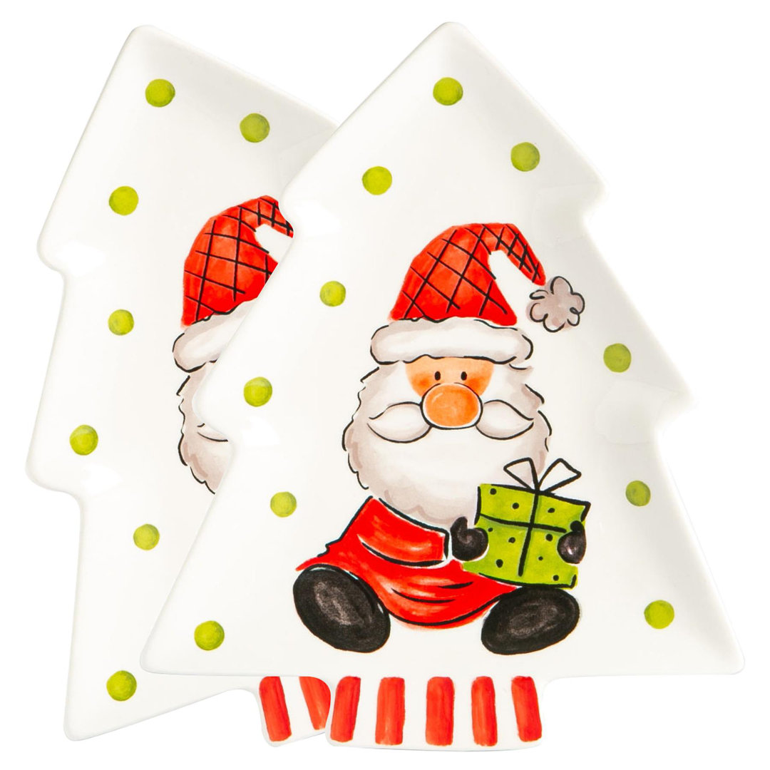 Nicola Spring Speiseteller Santa