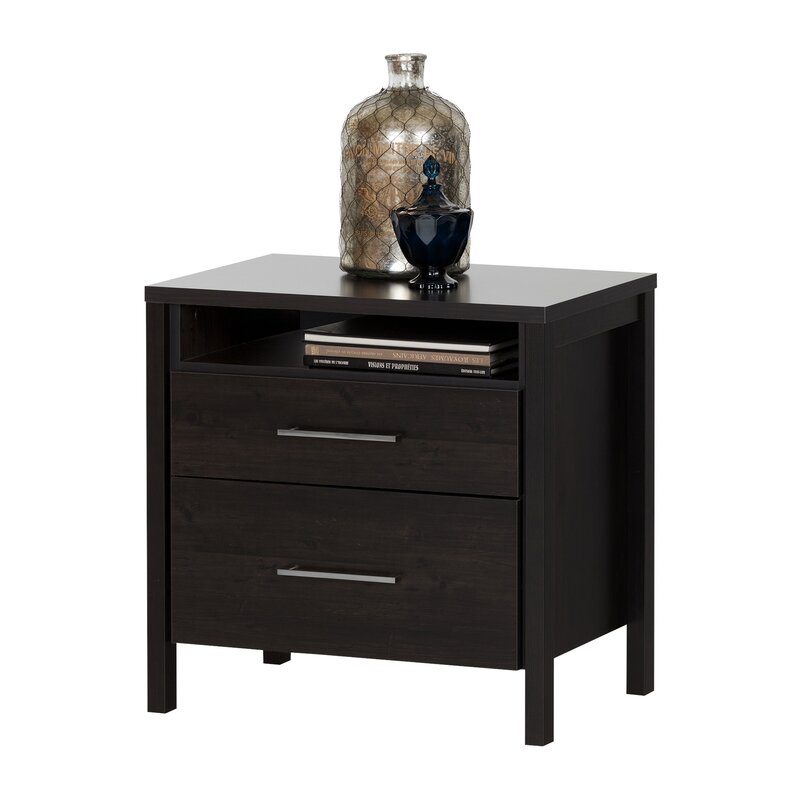 South Shore Gravity 2 Drawer Nightstand Reviews Wayfair