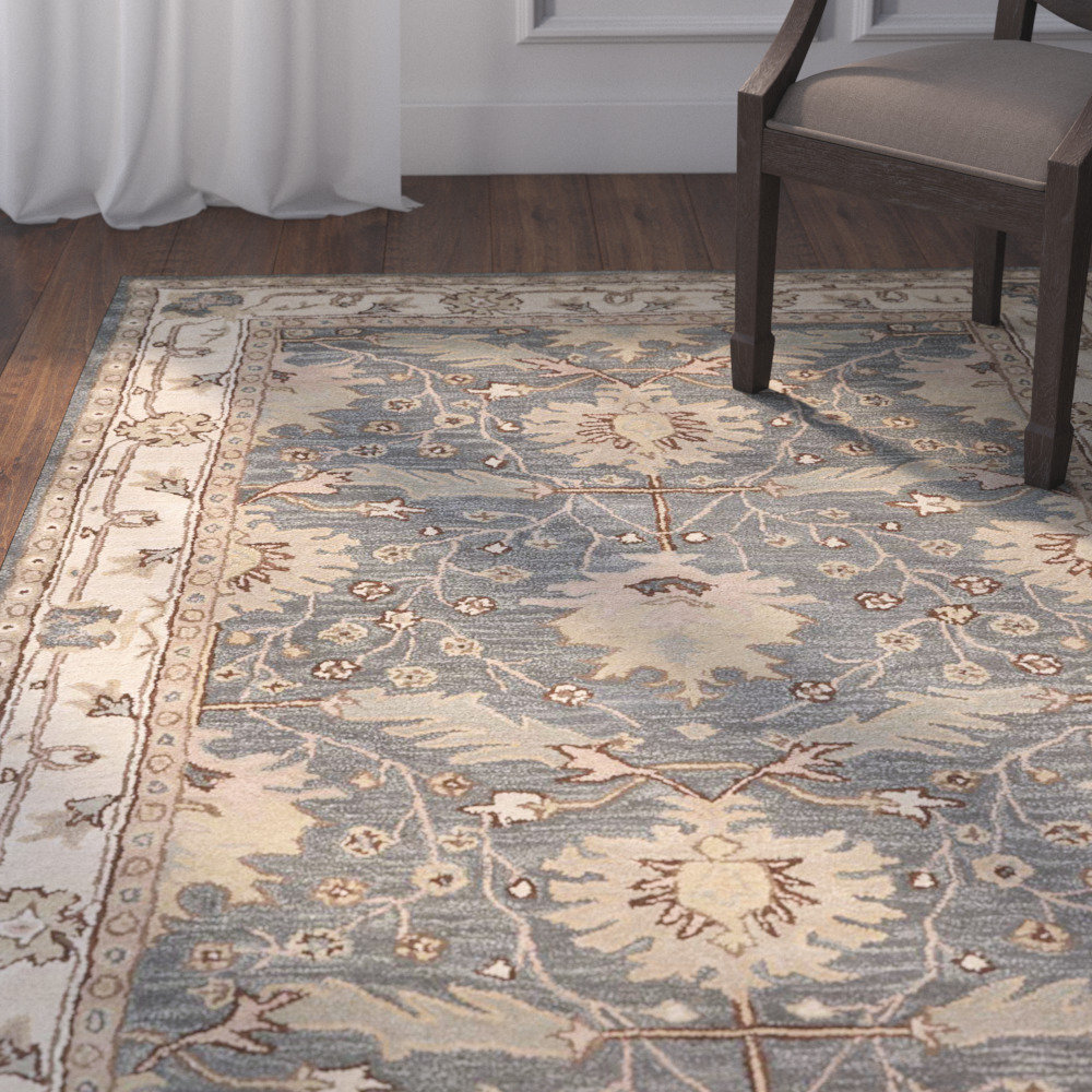 Birch Laneâ„¢ Constance Hand Tufted Wool Blue Area Rug & Reviews