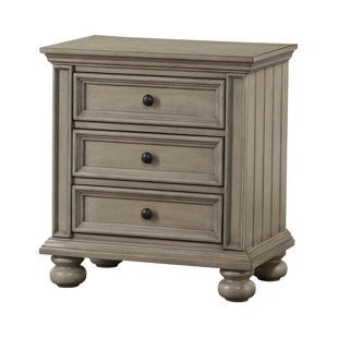 Lecia 3 Drawer Nightstand by Harriet Bee