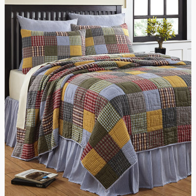 Carlton Patchwork Quilt Set (Full/Queen)