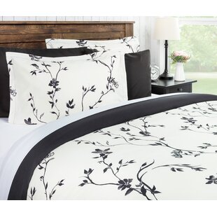 asian lily reversible duvet cover set