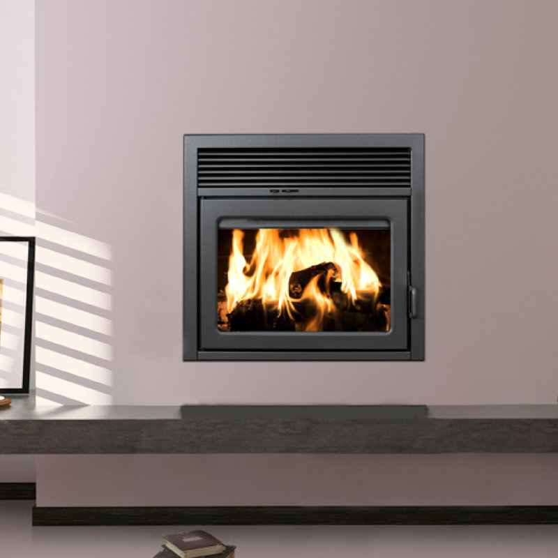 Supreme Fireplaces Inc Galaxy Recessed Wall Mounted Wood Burning
