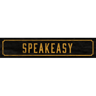 Metal Street Signs Wayfair Speakeasy Street Sign Wall Décor