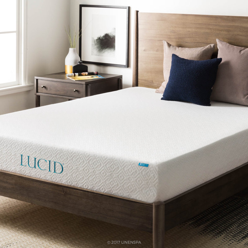 Lucid 8 Medium Firm Gel Memory Foam Mattress Reviews Wayfair 8 Medium Firm Gel Memory Foam Mattress