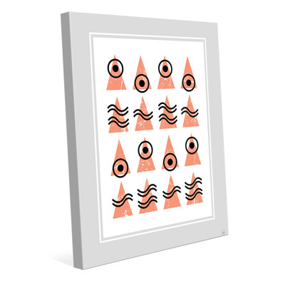Triangle Codex Main Graphic Art On Wrapped Canvas Click Wall Art Size 40 H X 30 W X 15 D