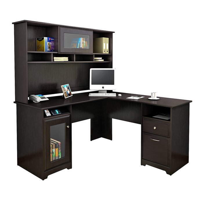 Red Barrel Studio Hillsdale L Shape Executive Desk With Hutch