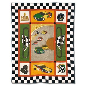 Buy Racecar Crib Quilt!