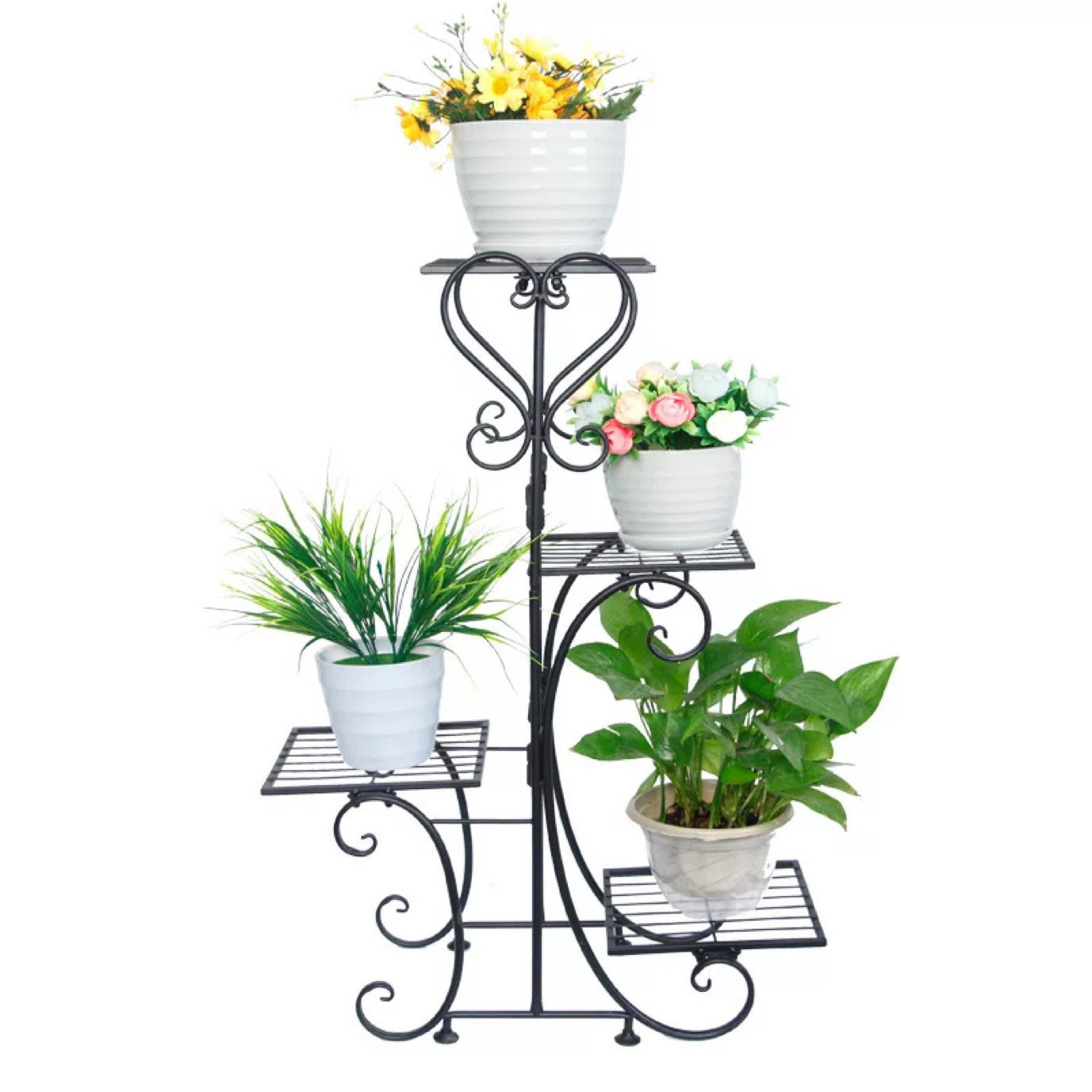 Canora Grey Czech Rectangular MultiTiered Plant Stand Wayfair