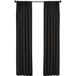 Columbia Window Solid Blackout Thermal Rod Pocket Single Curtain Panel