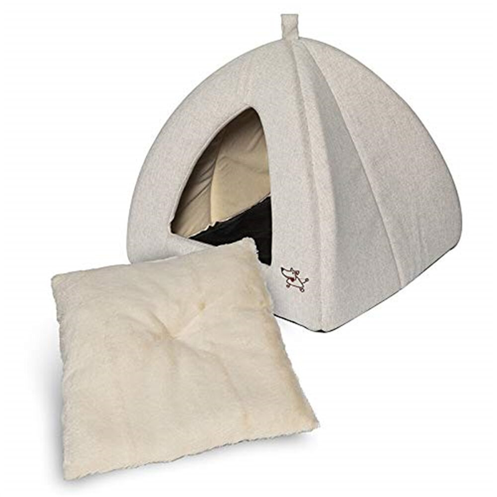 Igloo Cat Condo House Cave Shelter Bed Foam Insulated Outdoor Protection Pet New 