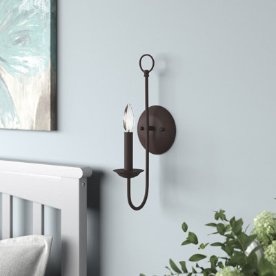 Arunvir 1 - Light Dimmable Candle Wall Light