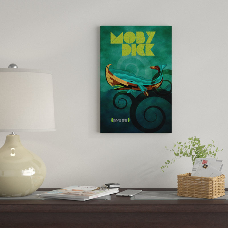 East Urban Home Moby Dick By Rade Design Bycreative Action Network Graphic Art Print On Wrapped Canvas Wayfair