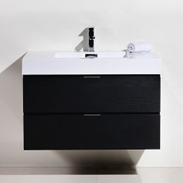 Wade Logan Tenafly 36 Single Wall Mount Bathroom Vanity Set Tenafly 36 Single Wall Mount Bathroom Vanity Set