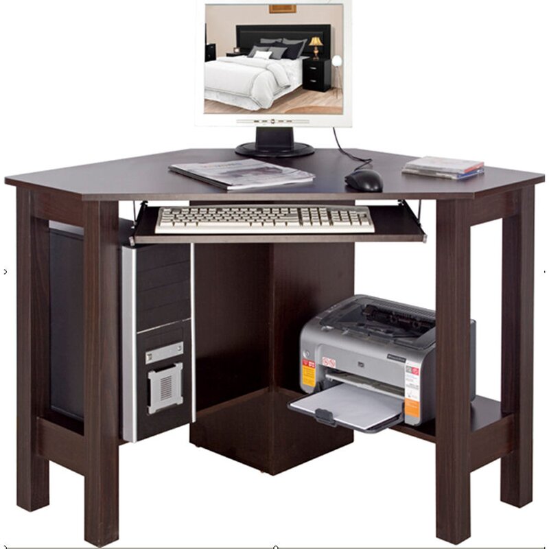 Curved Computer Desks
 - Mercury Row Corner Computer Desk Reviews