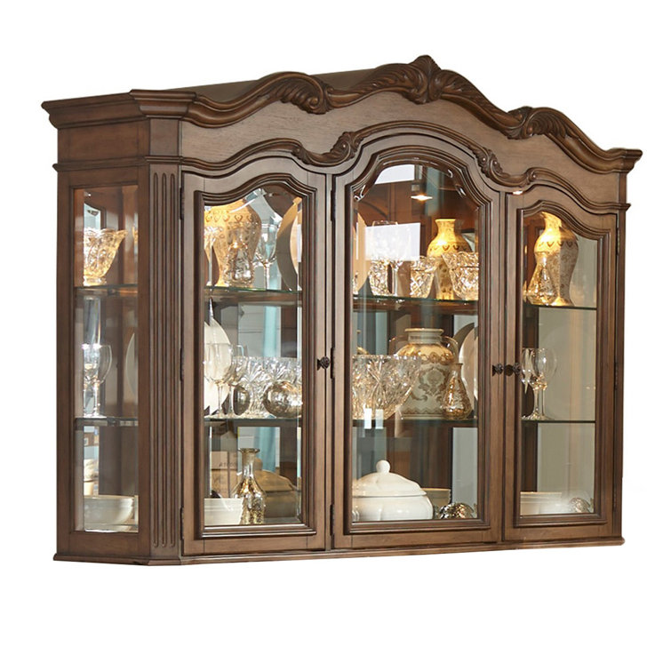 Benjara 19.25'' Wide Dining Hutch with Lighting Wayfair