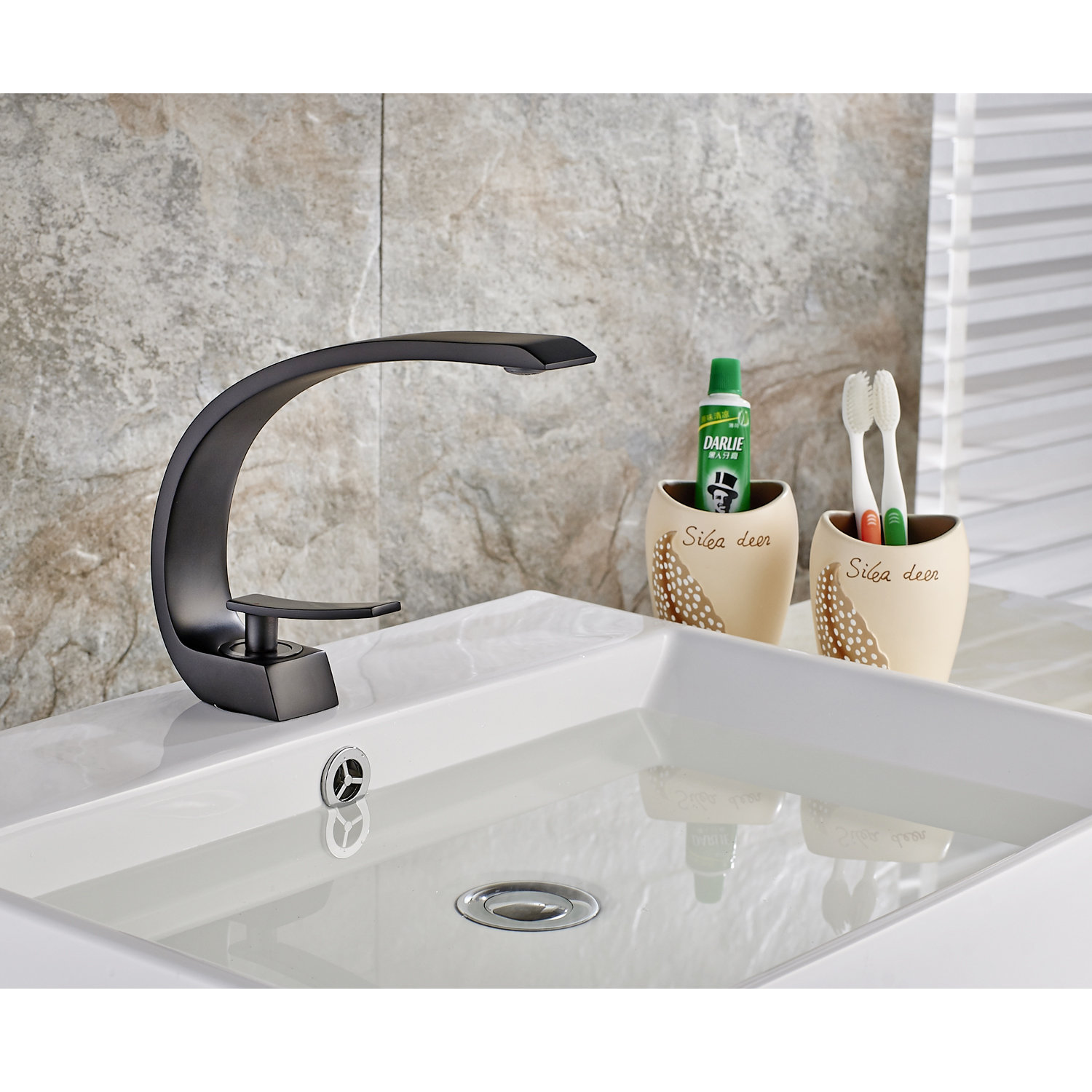 Mercure Oil Rubbed Bronze Bathroom Sink Faucet