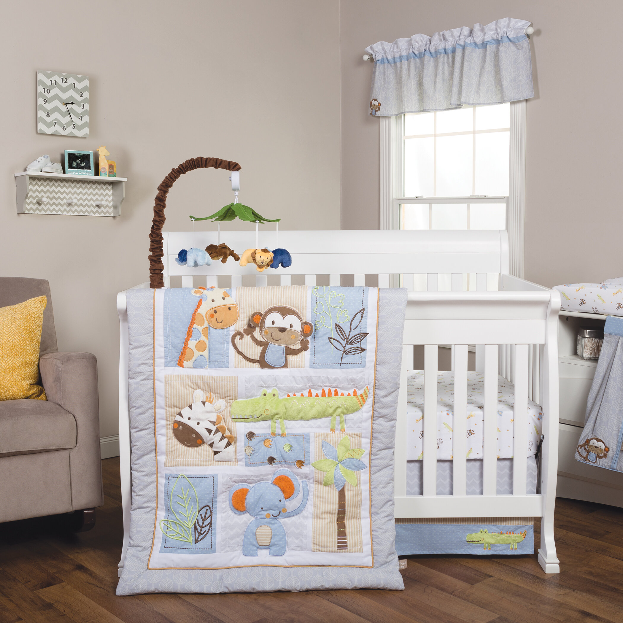 safari crib quilt