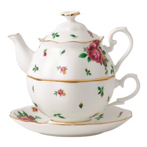 New Country Roses 2 PieceTeapot Set