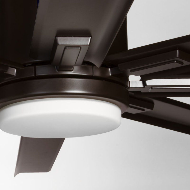 72 Bankston 8 Blade Led Ceiling Fan With Remote Light Kit Included