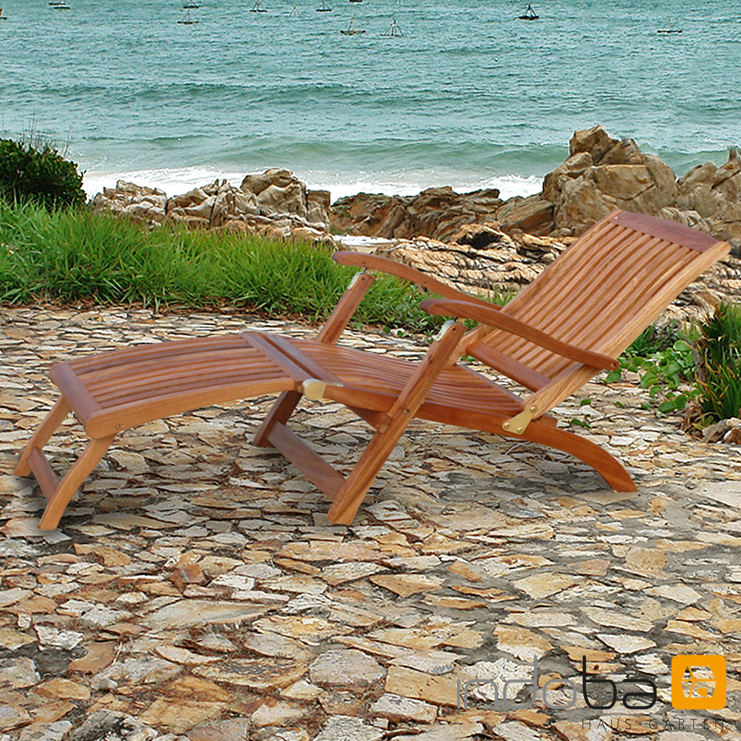 eucalyptus outdoor chaise lounge