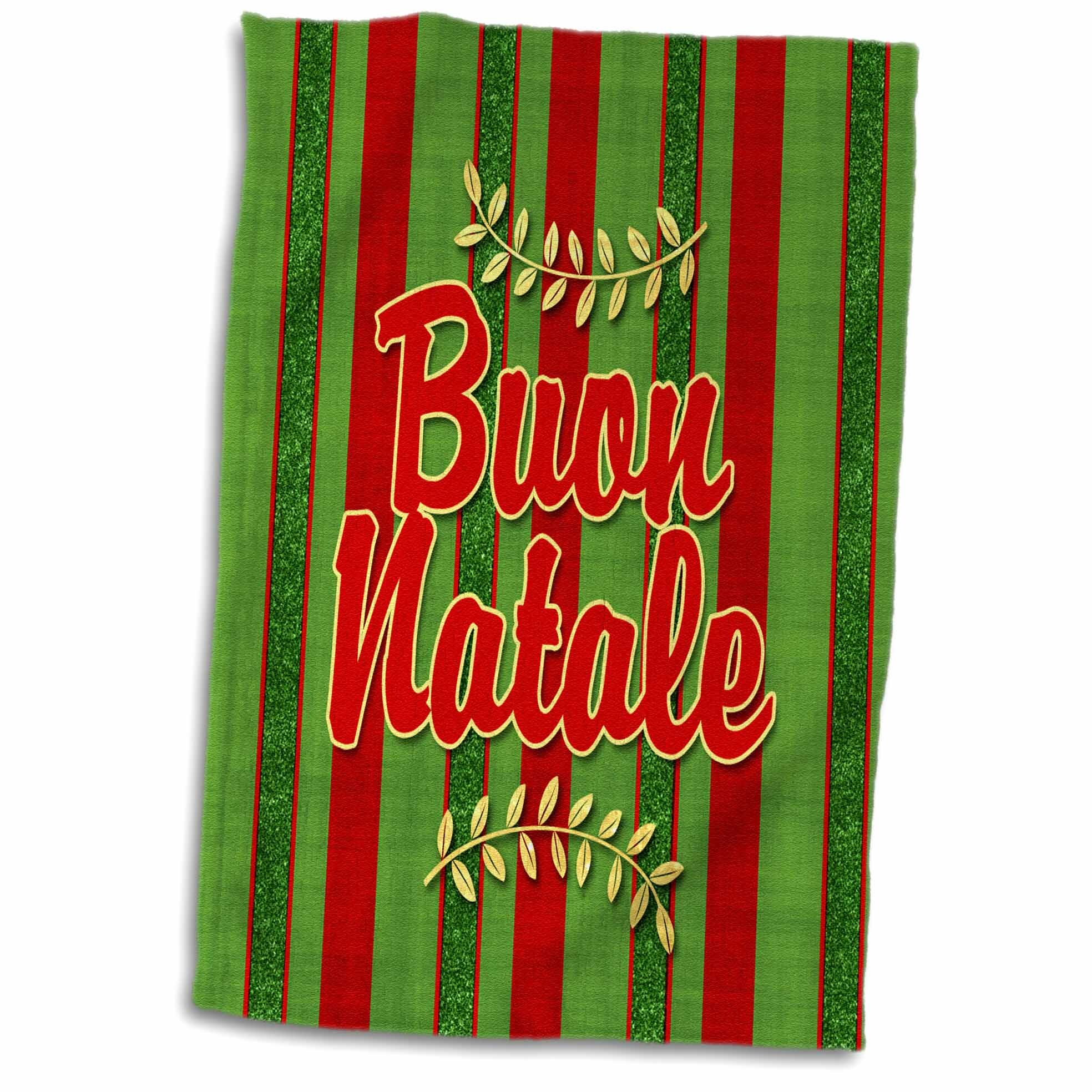 Buon Natale Outdoor Decorations.East Urban Home Drusilla Buon Natale Italian Christmas Festive Stripes Hand Towel Wayfair