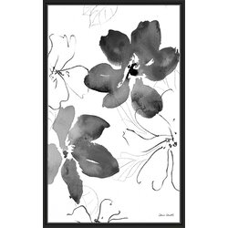 Winston Porter 'Into Summer Black and White I' Watercolor Painting Print